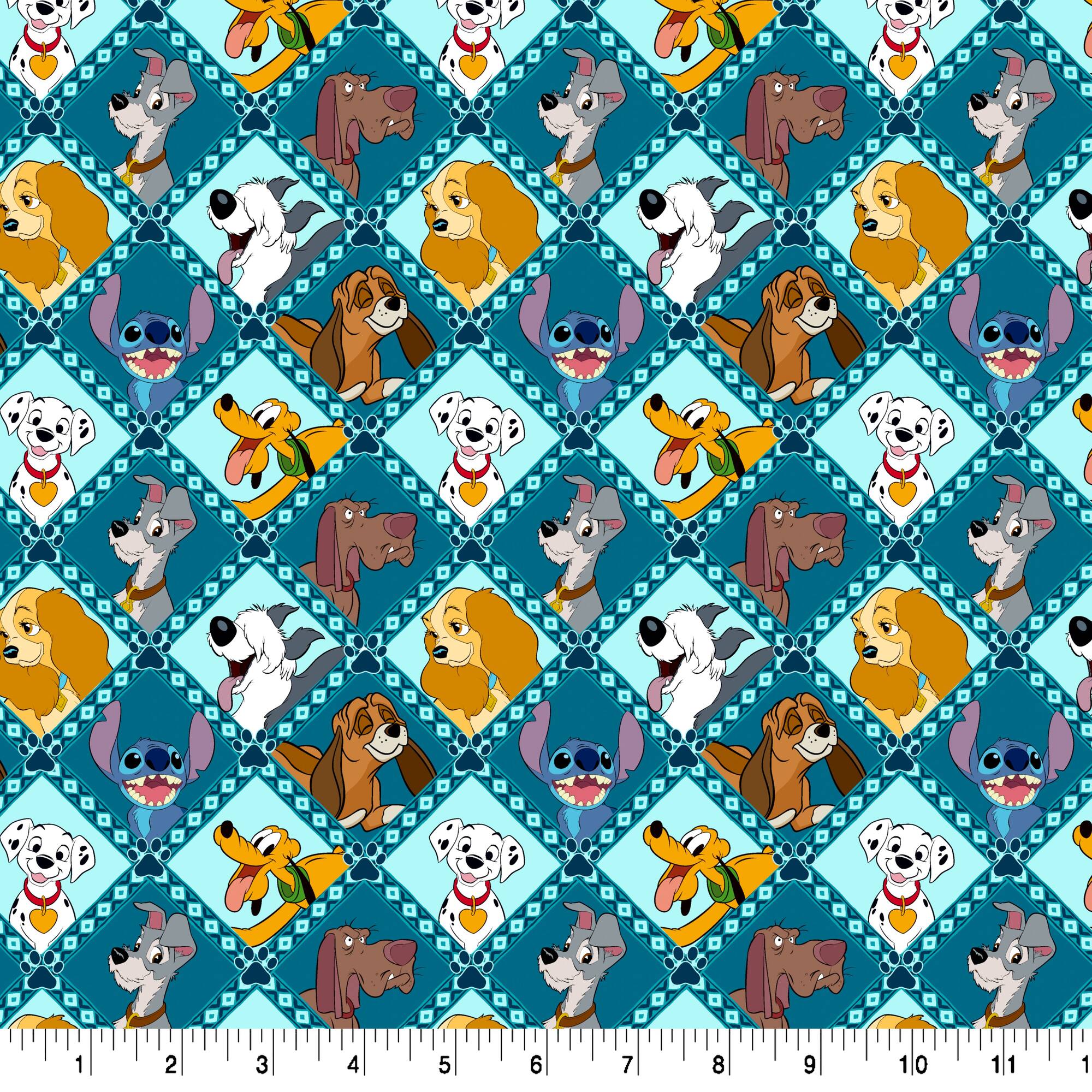 Disney® Dogs Cotton Fabric